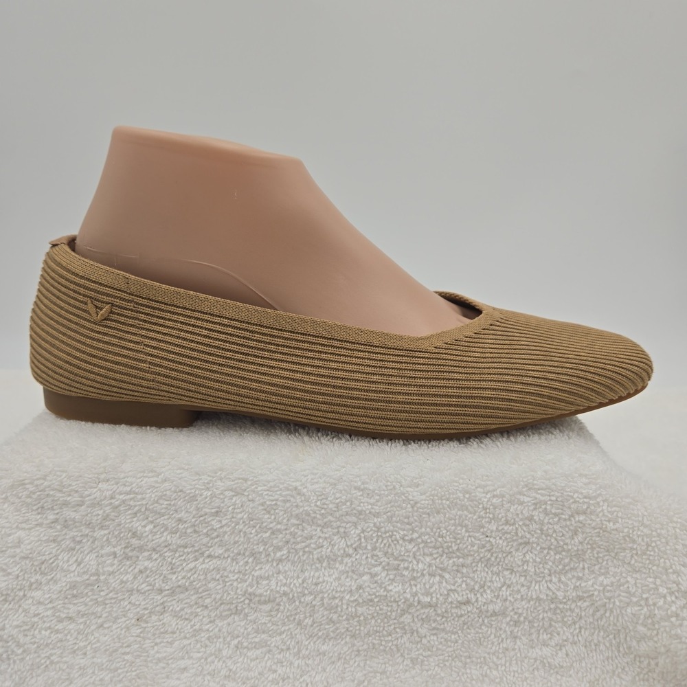 Vivaia Margot 2.0 Nutmeg Square Toe V-Cut Size 41 Comfort Ballet Flats Shoes - Picture 6 of 13